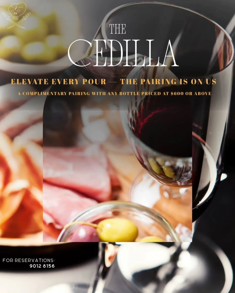 15/F Cedilla - Indulge in the Perfect Pour🥂